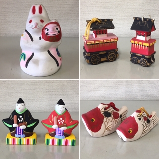 ●大型土鈴　山梨県周辺出土 ○大型土鈴山梨県周辺出土