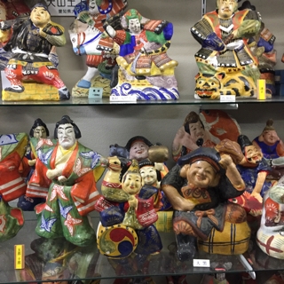 土人形 神功皇后 （信州 中野土人形 神功皇后と武内宿禰 中野