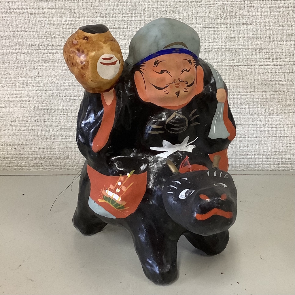 獅子頭の木型 五十嵐民芸 張子型 福島三春