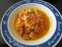 得意料理のミネストローネ