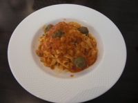 生パスタのタリアテッレ