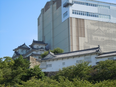 姫路城 外観(修理中)