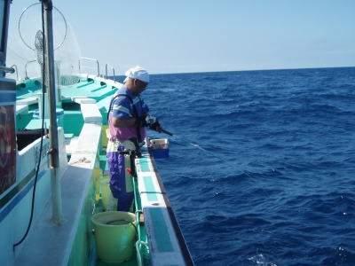 釣り仲間河野君