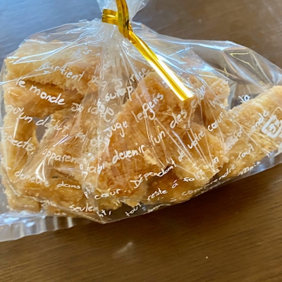 ショウガ入りラスク