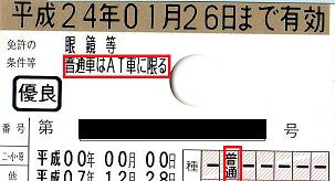 旧免許表