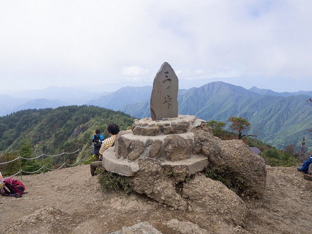 山頂からの富士山