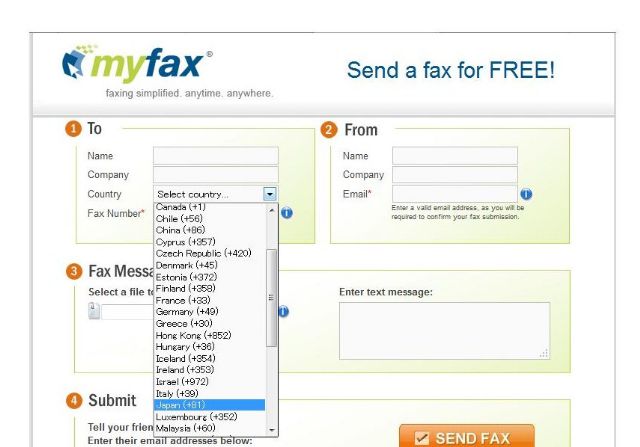 faxを無料で送信 myfax マイファックス りおのNY生活情報 o