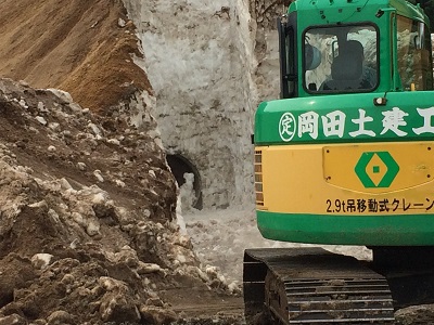 千代の光 雪室熟成酒取り出し