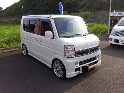 エブリィワゴン WORK RIZALTADO MESH 16インチホイール装着～♪ | カー 