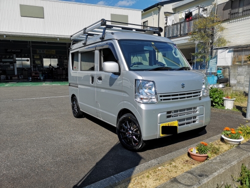軽 エブリィ 15インチホイール 不自然