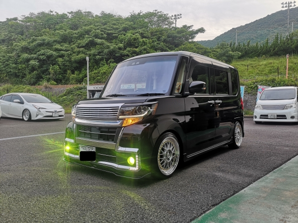 タントカスタム WORK MEISTER M1 3PIECE 16インチホイール 装着 
