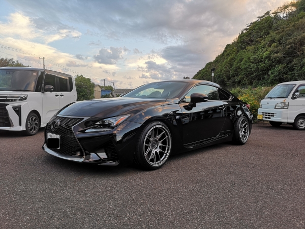 レクサスRC-F タナベ車高調 GT FUNTORIDEダンパー＆エンケイホイール