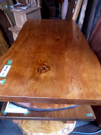 屋久杉、一枚板テーブル5点を新入荷 | 千葉県柏市の無垢一枚板テーブル 