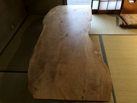 一枚板　座卓 座卓 一枚板 天然木 【8月末まで】