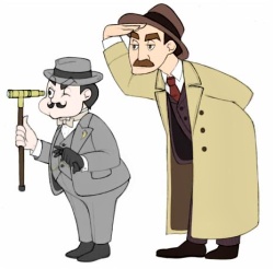 poirot and insepector japp