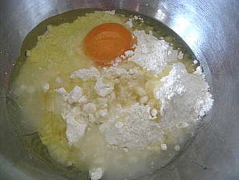 ホットケーキミックスでメロンパン5