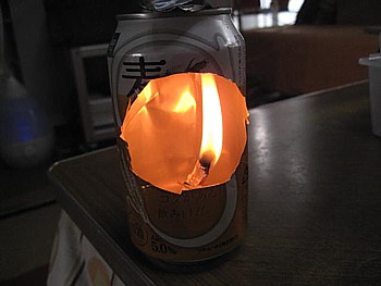 サラダ油ランタン作り方9