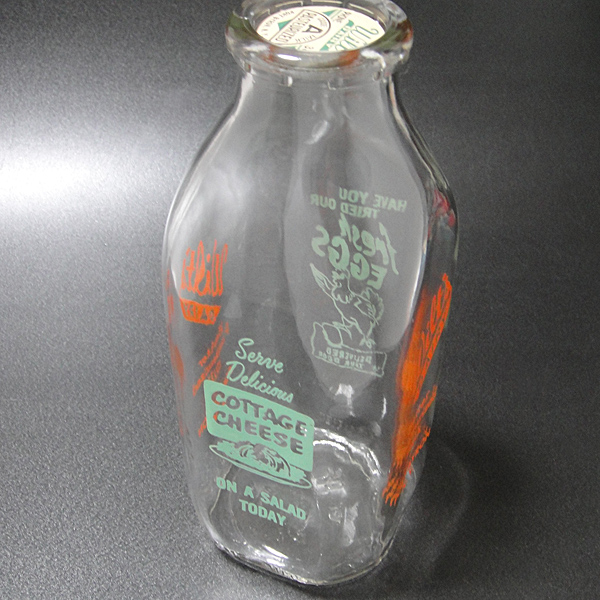 ☆60'sニューヨーク州ウィルツ乳製品ミルクボトル #牛乳瓶 #アメリカ