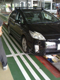 車検 ユーザー車検 トヨタ プリウス 養老町 ｋ様 車修理 岐阜 羽島市 板金屋さん