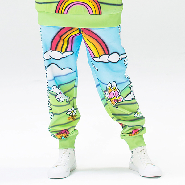 RIPNDIP タイダイ　緑スウェットパンツ 楽天市場】リップンディップ RIPNDIP Psychedelic Garden
