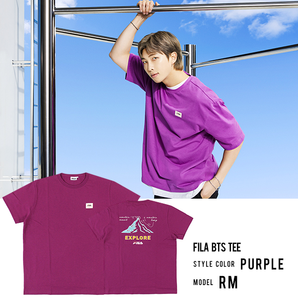 FILA フィラ ★半袖 Tシャツ(新品)/BTS V(テヒョン)着用モデル 限 FILA BTS着用モデル Tシャツ テテ V - メルカリ