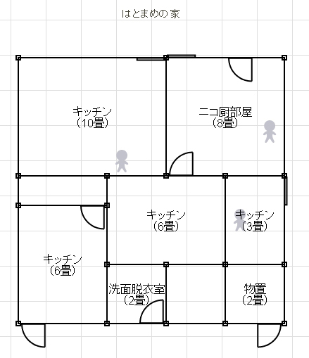 建築平面図ジェネレータの結果