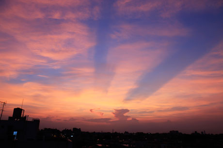 吉祥寺 夕焼け