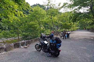 キャンプ場に到着