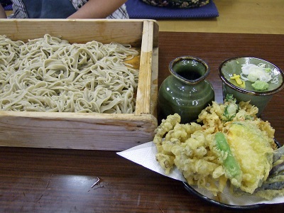 舞茸の天婦羅と蕎麦_22