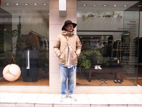 ノンネィティブ nonnative TROOPER HOODED COAT-