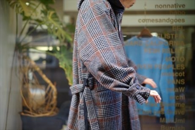 SUNSEA/REVERSIBLE CHECK JEDI COAT | BALUCA JOURNAL