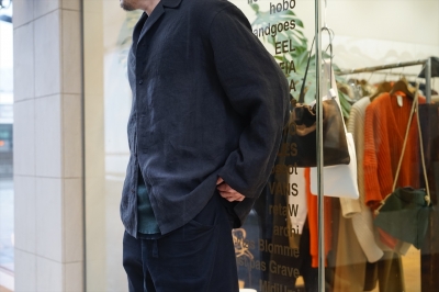 AURALEE,オーラリーの新作Linen Gabardine Over Shirts/Soft Cord Big