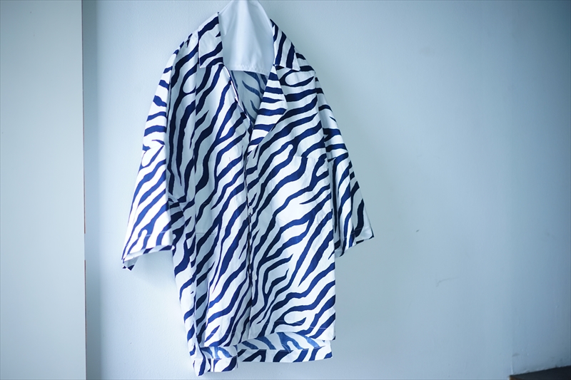 トップス SUNSEA ZEBRA FRIED SHRIMP SHIRT sunsea zebra fried shrimp shirt