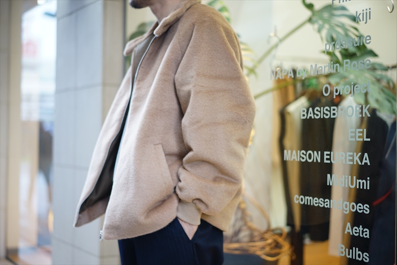 グラフペーパー graphpaper ウールコート　キャメル SALE- Wool coat – Graphpaper