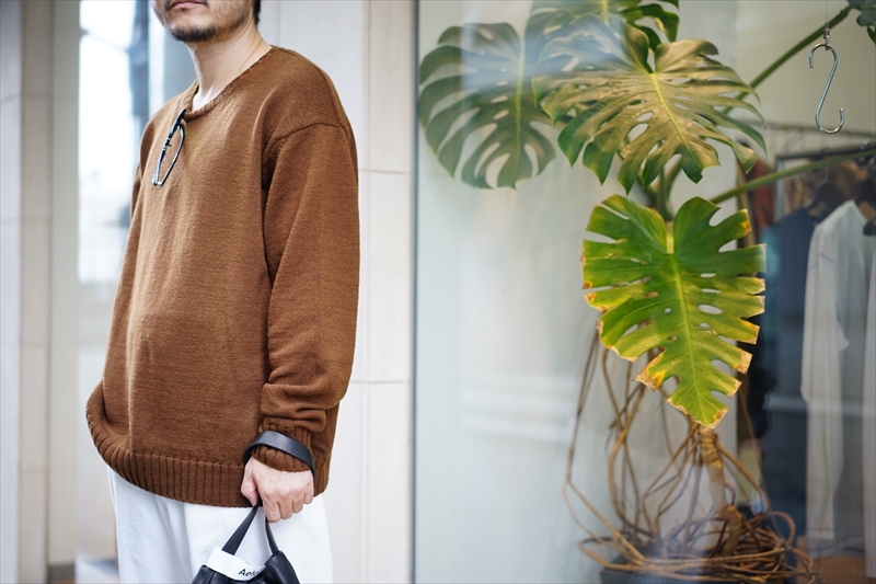 【美品】AURALEE UNEVEN WOOL CORD KNIT P/O AURALEE(オーラリー)