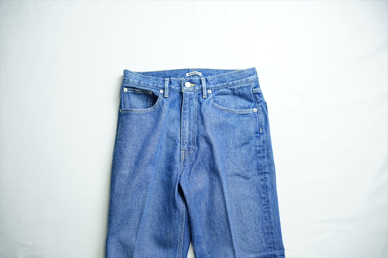 AURALEE/オーラリー 19SSの新作、WASHED HARD TWIST DENIM 5P PANTS ...