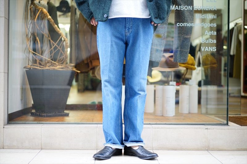 AURALEE/オーラリー 19SSの新作、WASHED HARD TWIST DENIM 5P AURALEE/オーラリー 19SSの新作、WASHED HARD TWIST DENIM 5P