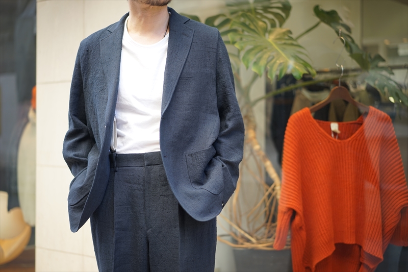 AURALEE(オーラリー)の最新作、LINEN SILK SUMMER TWEED JACKET/LINEN