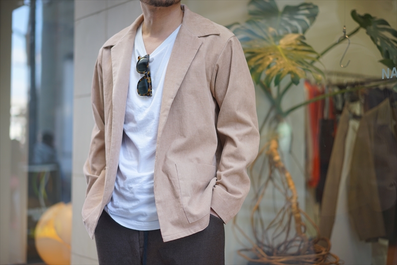 AURALEE HEMP CORDUROY JACKET