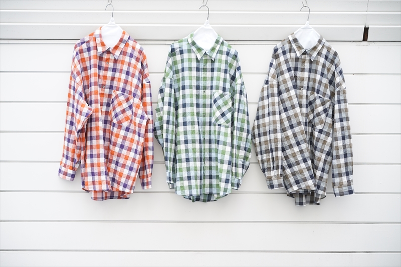 Graphpaper(グラフペーパー)の最新作、Check Oversized Shirtのご紹介