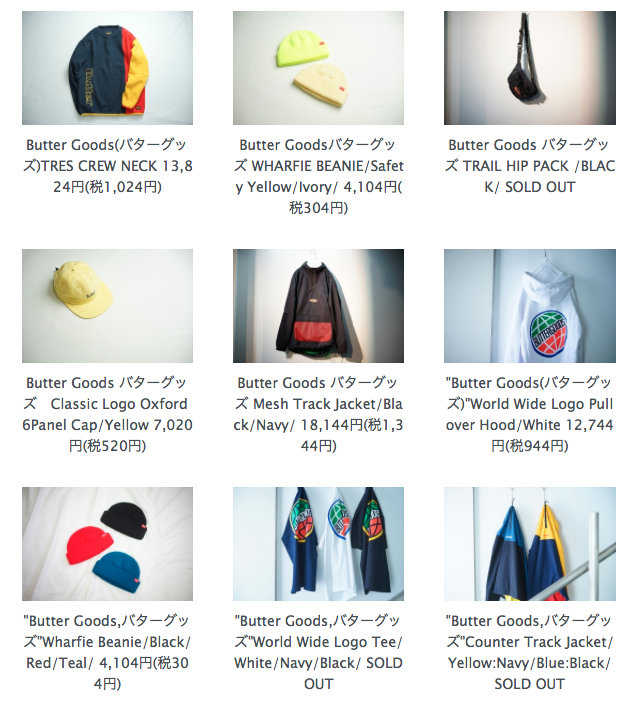 Butter Goods(バターグッズ)の新作、TRES CREW NECKのご紹介です 