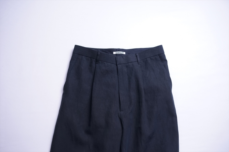 AURALEE オーラリー WASHED LINEN SLACKS リネンパンツ 2/19(火)発売 AURALEE 2019SS WASHED LINEN JACKET ＆ PANTS