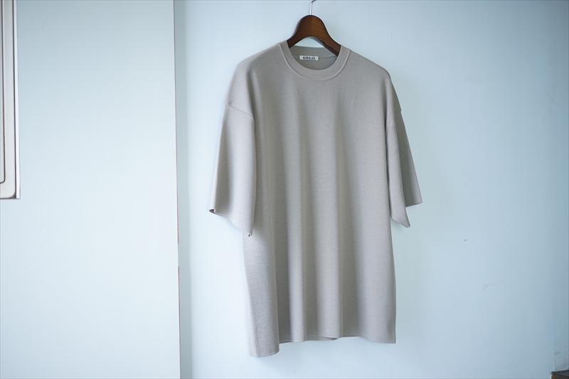 安いお得 AURALEE - オーラリー Washable Wool Rib Knit Big Polo ポロ