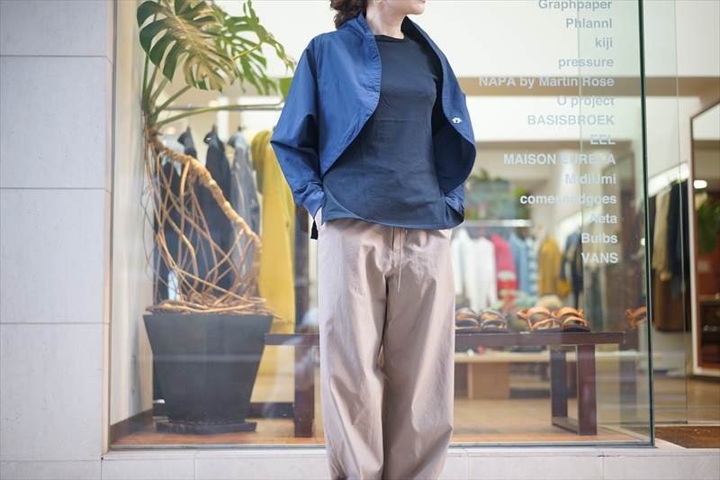 オーラリー WASHED FINX TWILL EASY WIDE PANTS