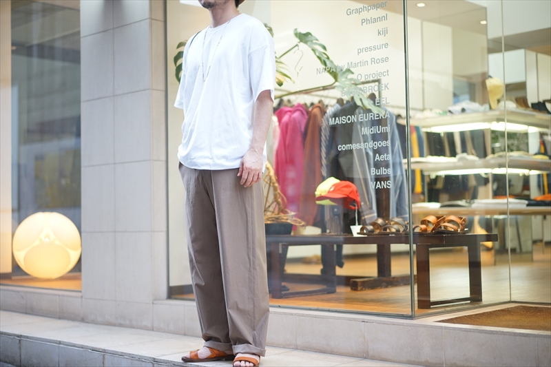 AURALEE(オーラリー)の、High Gauge Double Cloth Teeを改めてご