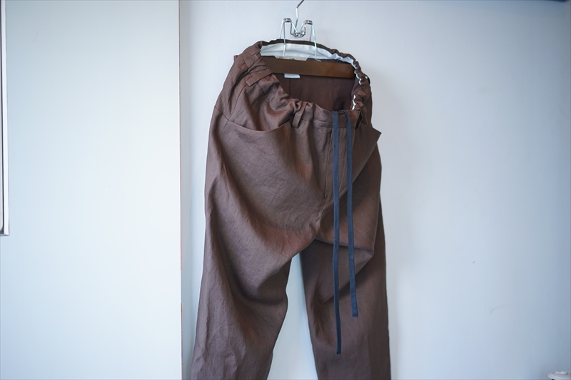 SUNSEAサンシーの新作、SHADOW CHECK GIGOLO SHIRT/LINEN