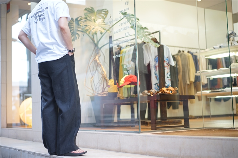 SUNSEA(サンシー)の新作、LINEN PANTS/Blackのご紹介です。 | BALUCA