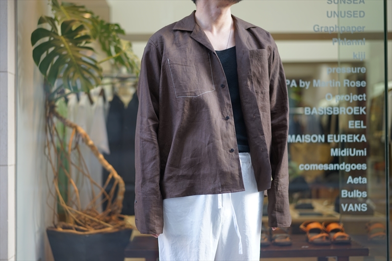 トップス sunsea 17ss linen check gigolo shirt sunsea 17ss linen check gigolo shirt - メルカリ