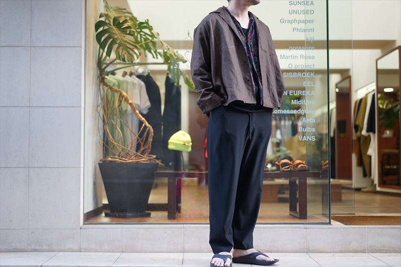 SUNSEA(サンシー)の新作、SNM-BLUE-M2 PANTS/BK/Deep Navyのご紹介です ...