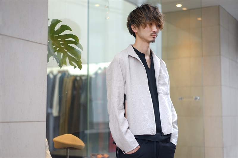 SUNSEA(サンシー)の新作、Linen Blouson/Spec Linen Check Bomber